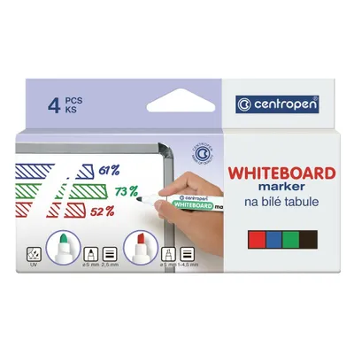 Produktbild von Sada popisovačov na tabule Centropen 8559/4S