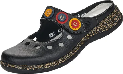 Produktbild von Rieker Damen Pantolette schwarz