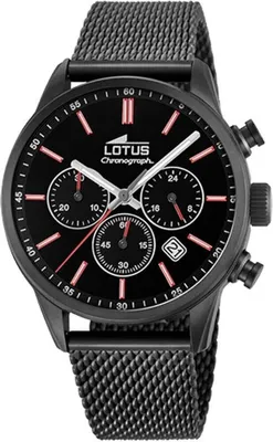 Obrázek produktu pro Pánské hodinky Lotus Khrono Sport z nerezové oceli černé UL18700/1