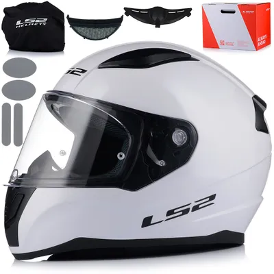 Produktbild von Integralhelm LS2 FF353 RAPID II Solid Weiß Glänzend größe XS