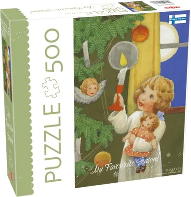 Image de Puzzle de 500 pièces « Carte de Noël » - Tactic