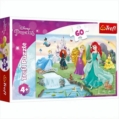 Produktbild von TREFL Puzzle Meet the Disney Princesses 60 Teile
