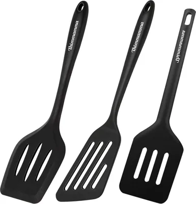 Produktbild von 3er Set Silikon Pfannenwender hitzebeständig BPA-frei Spülmaschinengeeignet