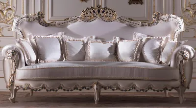 Produktbild von Chesterfield Klassischer Dreisitzer Sofa Wohnlandschaft Textilsofa 3 Sitz Barock