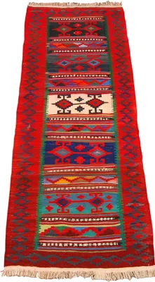 Obrázok produktu pre Ručne viazaný koberec Kilim / Anatólia - 230x85 CM