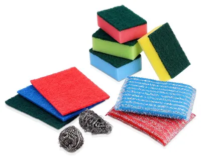 Immagine prodotto di Ultra Clean | Set spugne da cucina 11 pezzi - Spugne abrasive e pagliette in acciaio inox