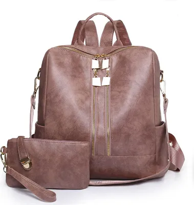 Produktbild von MODFU Rucksack Laptoprucksack Schulrucksack Lederrucksack Reiserucksack Leder