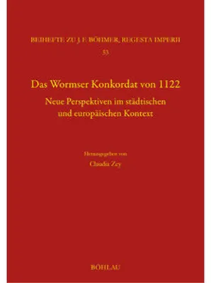Obrázok produktu pre Das Wormser Konkordat von 1122