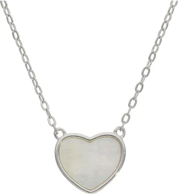 Produktbild von Kette Silber 925 Perlmutt Herz JL52-05-0073 JuwelmaLux