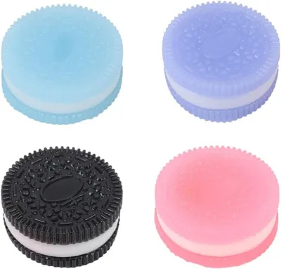 Image de Lot de 4 boules anti-stress, ultra-douces, de 3,8 x 1 cm, pour enfants et adultes
