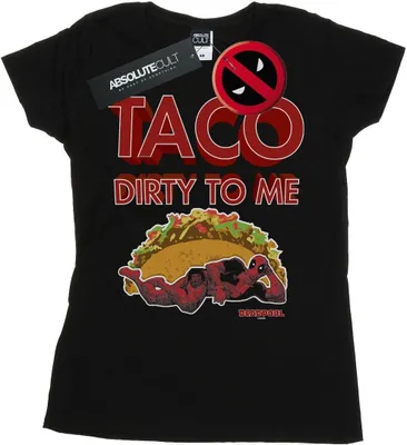 Produktbild von Marvel - "Taco Dirty To Me" T-Shirt für Damen BI18297 (S) (Schwarz)