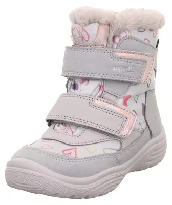 Productafbeelding van Superfit meisjes Gore-Tex winterlaarzen met warme voering, kleur: lichtgrijs, model: 2500, maat: 3