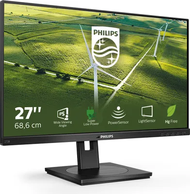Produktbild von Philips B Line 272B1G - LED-Monitor - 68.6 cm (27") - 1920 x 1080 Full HD (1080p) @ 75 Hz - IPS - 250 cd/m² - 1000:1 - 4 ms - HDMI, DVI-D, VGA, DisplayPort - Lautsprecher - Black Texture