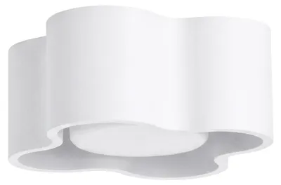Imagen del producto de Lámpara de techo OVIO 1 blanca Gx53 1xGx53 10W aluminio 6x12x12cm Sollux Lighting