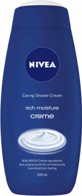 Image de NIVEA - Crème de douche - Hydratation riche - Sensation de soin - 500 ml - 1 pièce