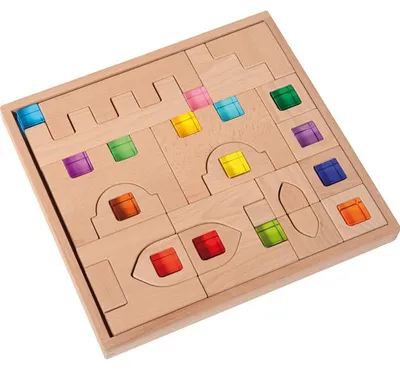 Produktbild von Eduplay Bausteine Schloss - bunte Bauklötze für Kinder