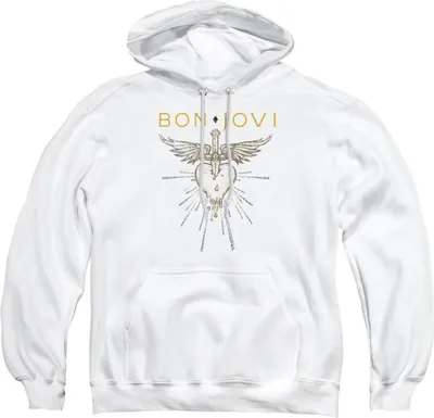 Produktbild von Bon Jovi - "Greatest Hits" Kapuzenpullover für Herren/Damen Uni TV22755 (M) (Weiß)