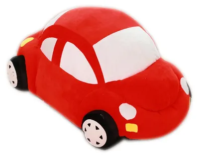 Immagine prodotto di Peluche a forma di automobile Volkswagen Maggiolino, 35 cm, colore rosso