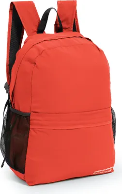 Immagine prodotto di zaino pieghevole 40 cm ultraleggero daypack impermeabile borsa pieghevole 16L zaino signore uomini daypack piccolo zaino pieghevole da viaggio, bicicletta, aereo, arancione