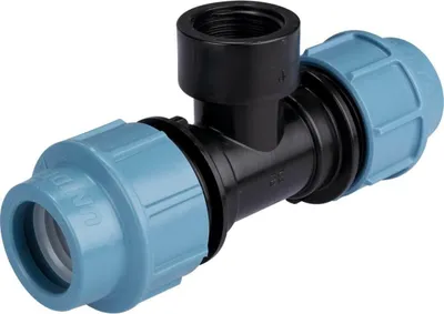 Image de Té Dérivation Pe 32mm égal Connexion Fiable Pour Tuyau Polyéthylène 32mm - Finish