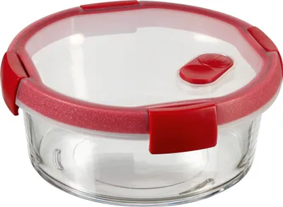 Produktbild von Curver Pojemnik Cook Okrągły 0,6L   Transparentny Czerwony