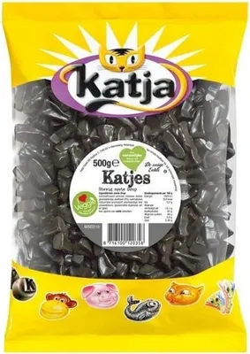 Produktbild von Katja Kätzchen festes süßes Lakritz, vegetarisch 500 g