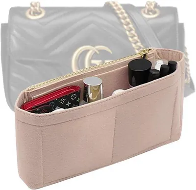 Produktbild von Famanu Organizer für Handtaschen mit Reißverschluss - Set aus 2 Stück in Beige