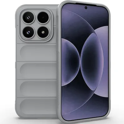Produktbild von Handyhülle für Xiaomi 17 Weich TPU Silikon Stossfest Anti-rutsch Hülle Grau