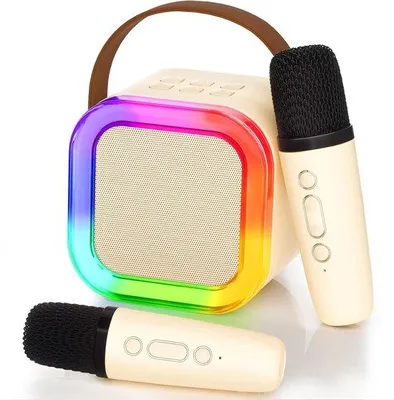 Zdjęcie produktu dla Zestaw do karaoke dla dzieci w kolorze beżowym
