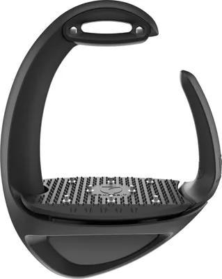 Produktbild von Compositi Ellipse Sicherheitssteigbügel Pro-mit Spikes, flexibel, schwarz