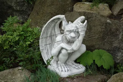 Immagine prodotto di Figura Scultura Drago Bambino Sculture da Giardino Figure Statue Statua Nuova 023
