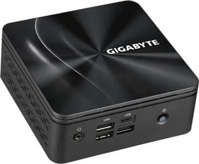 Immagine prodotto di Gigabyte BRIX s GB-BRR3H-4300 (rev. 1.0) - Barebone - Kit PC ultracompatto - 1 x Ryzen 3 4300U / 2,7 GHz - RAM 0 GB - Grafica Radeon - 2,5GbE, Bluetooth 5.2 - WLAN: 802.11a/b/g/n/ac/ax, Bluetooth 5.2