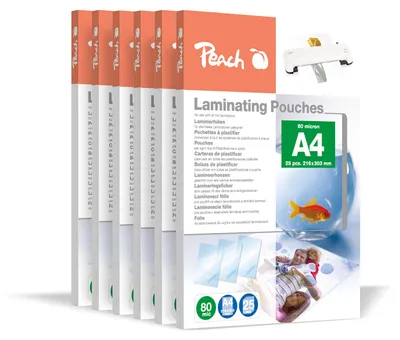Obrázok produktu pre Peach PP580-60, A4, 216 mm, 303 mm, 100 kusov