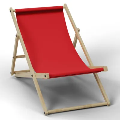 Produktbild von Liegestuhl Rot Liege Stuhl Strand Strandliege Sonnenliege Gartenliege Klappstuhl Lounge Chill 3 Stück