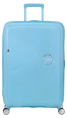 Zdjęcie produktu dla American Tourister SoundBox, Wózek, Twardy kask, Niebieski, Blueberry Fizz, Duży, 4 szt.