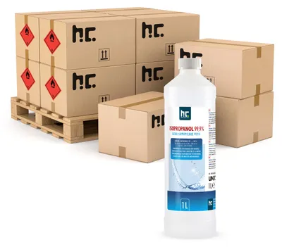 Produktbild von 540x 1 L Isopropanol 99,9% in 1 Liter Flaschen