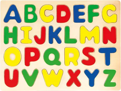 Obrázek produktu pro Bino Dřevěné vkládací puzzle abeceda