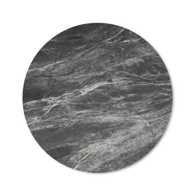 Produktbild von MuchoWow® Mauspad Mousepad Marmor - Stein - Schwarz - Weiß 20x20 cm - Mousepads - Maus Mat - Pad - Mausunterlage - Schreibtischmatte