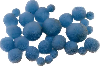 Produktbild von KNORR PRANDELL 212681051 Pompons Ø 8 - 20 mm blau
