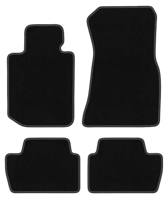 Productafbeelding van Velours automatten voor BMW 2 G42 2021-2022 (coupé) – 4-delig, zwart, op maat – Wielganizator BASIC