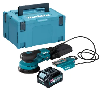 Immagine prodotto di Makita BO 003 CGD101 Levigatrice rotorbitale a batteria 40 V max. 125 mm 3,0 mm di corsa Brushless + 1x batteria ricaricabile 2,5 Ah + Makpac - senza caricabatteria