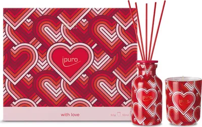 Immagine prodotto di ipuro Love set regalo CON LOVE 50g candela + 50ml diffusore