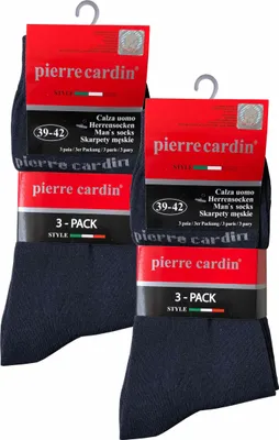 Produktbild von Pierre Cardin Herren Business Socken Socke Strümpfe Dunkelblau 39-42 6 Paar