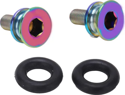 Zdjęcie produktu dla Śruba korby rowerowej, śruba wału centralnego ze stopu tytanu M8x15mm, odporna na korozję śruba korby roweru górskiego, śruba suportu (kolor), części zamienne do rowerów