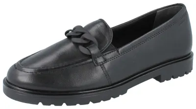 Produktbild von TAMARIS Damen Loafer schwarz Glattleder - Größe: 40