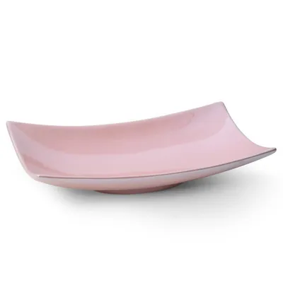 Zdjęcie produktu dla Patera ceramiczna SIMONA różowa 31x17 cm