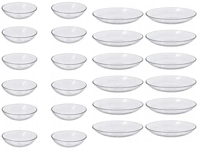 Produktbild von IKEA STRANDKRABBA Elegante Glasschüssel 15 cm für Snacks