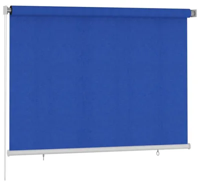 Image de vidaXL Store extérieur 200x140 cm bleu HDPE