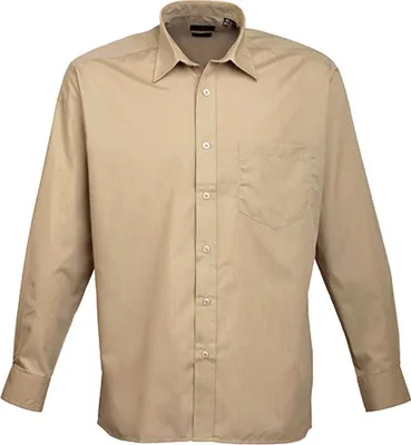 Immagine prodotto di Premier Workwear - Camicia a maniche lunghe in popeline da uomo