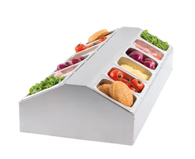 Produktbild von Obere Ablage für 12 x GN1/6 - zentrale Positionierung
